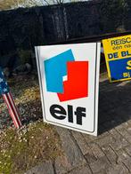 Vintage Elf Reclamebord / Lichtbak plaat XL, Verzamelen, Merken en Reclamevoorwerpen, Ophalen, Gebruikt, ., Lichtbak of (neon) lamp
