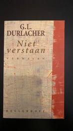 G.L. Durlacher - Niet verstaan, Gelezen, G.L. Durlacher, Ophalen of Verzenden, Nederland