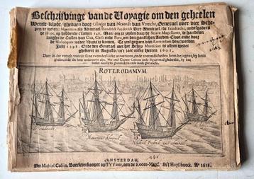 Olivier v. Noort:  (..)  voyage om den....werelt-kloot 1618 beschikbaar voor biedingen