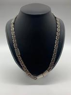 X624 Prachtige zilveren ketting robuust 60 cm | 49 gram, Ophalen of Verzenden, X, Zilver, Zilver