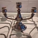 Zeer fraaie vintage-design art-deco tafel - kandelaar, 60's., Ophalen of Verzenden, Koper of Brons