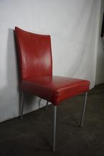 Bert Plantagie stoelen leren eetkamerstoelen vergaderstoelen, Huis en Inrichting, Stoelen, Gebruikt, Ophalen of Verzenden, Metaal