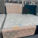 Luxury Velvet Panel Bed – Premium Design, Antiek en Kunst, Antiek | Meubels | Bedden, Verzenden