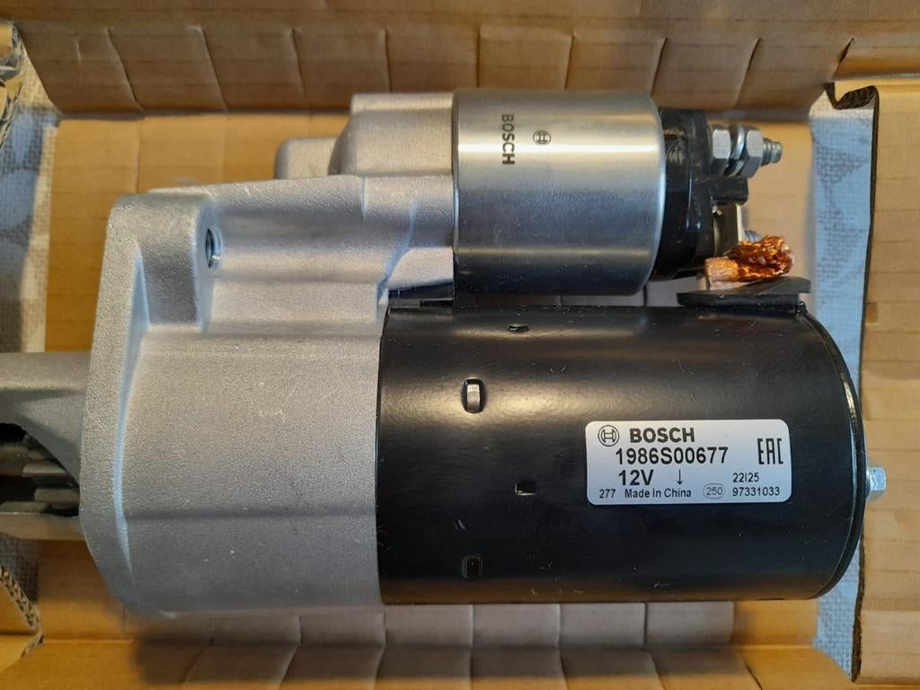Nieuwe Bosch Startmotor Mercedes, Auto-onderdelen, Motor en Toebehoren, Alfa Romeo, Audi, BMW, Citroën, Fiat, Ford, Honda, Mercedes-Benz