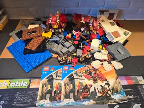 Lego Duplo 4776 Dragon Tower 2 x en playhouse 2780 parts, Kinderen en Baby's, Speelgoed | Duplo en Lego, Gebruikt, Duplo, Ophalen of Verzenden