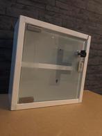 Medicijnkastje met Sleutel, Ophalen, Minder dan 50 cm, Gebruikt, Glas