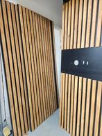 3 x Wandpanelen voor tv meubel 260 cm hoog /150 breed., Ophalen of Verzenden, Gebruikt, Hout, 20 tot 50 mm