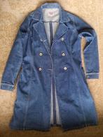 Stoere lange spijker jas, Kleding | Dames, Jassen | Zomer, Ophalen of Verzenden, Zo goed als nieuw, Maat 42/44 (L), Blauw