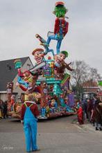 Polyester Carnavalswagen Houthakkers, Nieuw, Carnaval, Schmink, Ophalen