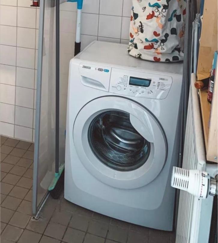 Wasmachine Zanussi 8kg 1600toeren A+++, Witgoed en Apparatuur, Wasmachines, Zo goed als nieuw, Voorlader, 8 tot 10 kg, 85 tot 90 cm