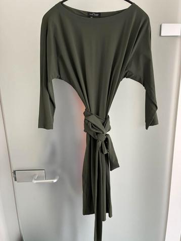 Prachtige ladress jurk, S, caroline. Gr/ taupe, zgsn (179 €) beschikbaar voor biedingen