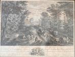 Antieke prent - Brugge (J.P Le Bas), Antiek en Kunst, Ophalen of Verzenden
