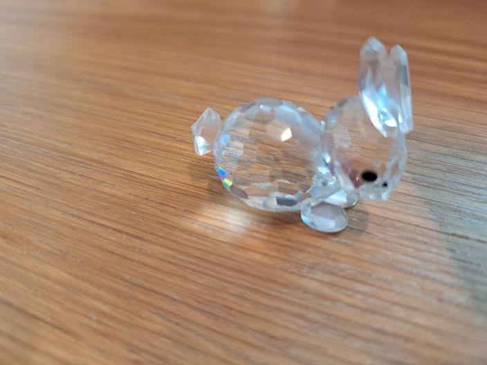 Swarovski Liggend Konijn, Verzamelen, Swarovski, Zo goed als nieuw, Figuurtje, Ophalen of Verzenden