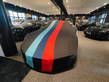 Porsche 911 991 indoor autohoes in Martini kleuren stofhoes
