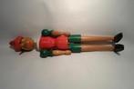 Vintage Grote Pinokkio Pop Hout, Ophalen of Verzenden