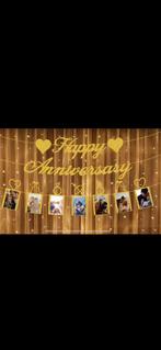 Feestelijke Bruiloft Slinger 2 stuks, Hobby en Vrije tijd, Feestartikelen, Ophalen of Verzenden, Nieuw