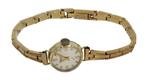 Actie Antiek 14 karaats gouden dames horloge Lincoln Vintage, Ophalen of Verzenden, Goud, Armband, Met edelsteen