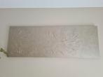 Groot canvas beige schilderij 170x60cm, Antiek en Kunst, Ophalen