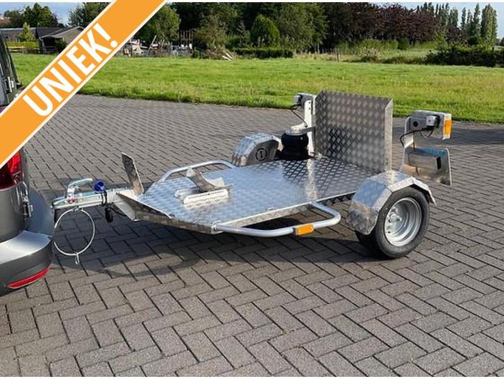 NIEUW AirTrailer de Verlaagbare Luchtgeveerde motortrailer., Auto diversen, Aanhangers en Bagagewagens, Nieuw