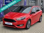 Ford Focus Wagon 1.0 EcoBoost 140pk ST-Line vol opties!, Stof, Gebruikt, Zwart, Parkeercamera