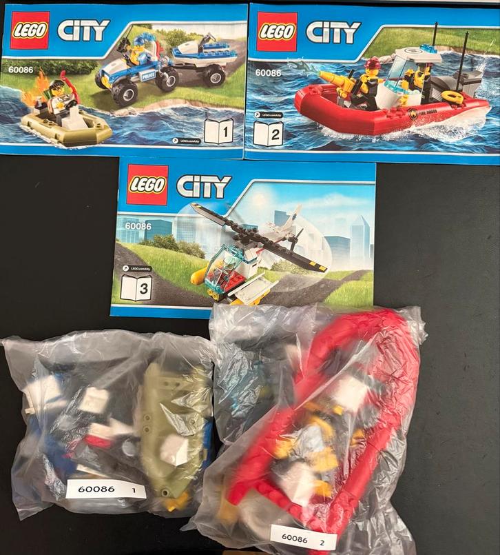 Lego City 60086 Brandweer Starterset, Kinderen en Baby's, Speelgoed | Duplo en Lego, Zo goed als nieuw, Lego, Complete set, Ophalen of Verzenden