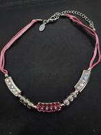 Roze strass ketting, Toenga, Overige materialen, Toenga, Met strass