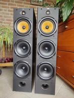 B&W DM604 S1 black ash, Audio, Tv en Foto, Luidsprekers, Front, Rear of Stereo speakers, Gebruikt, Bowers & Wilkins (B&W), 120 watt of meer