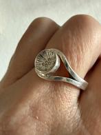 M251/Zilveren Modernist ring FINLAND verstelbaar, Gebruikt, Verzenden, X, Dame