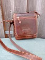 Cross-body schoudertas. Leer., Sieraden, Tassen en Uiterlijk, Overige merken, Bruin, Nieuw, Ophalen of Verzenden