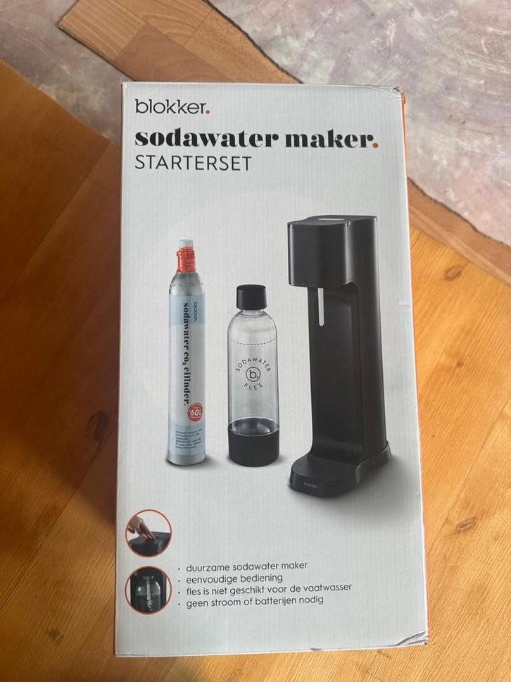 Blokker Sodawater Maker Starterset - Nieuw in doos!, Witgoed en Apparatuur, Bruiswatermachines, Zo goed als nieuw, Ophalen