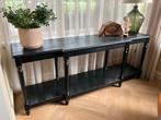 Zwarte Sidetable 200cm, Huis en Inrichting, Tafels | Sidetables, Ophalen, Zo goed als nieuw, 150 tot 200 cm, Overige houtsoorten