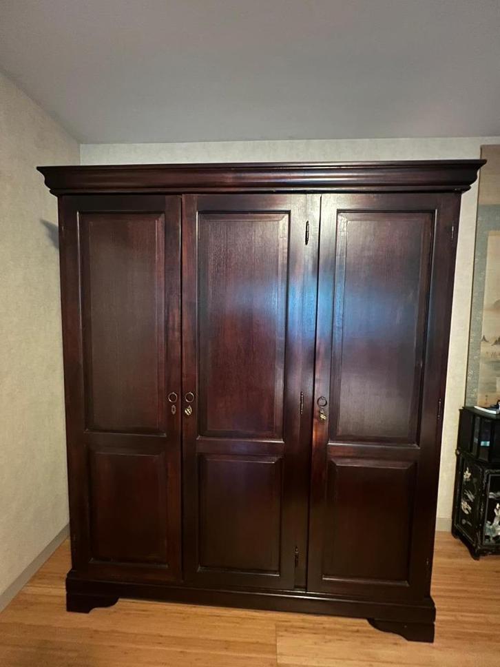 Brocante kledingkast in topconditie, Huis en Inrichting, Kasten | Kledingkasten, Gebruikt, 200 cm of meer, 150 tot 200 cm, 50 tot 75 cm