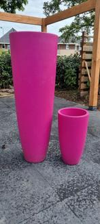 Mooie set Elho pure soft round, Ophalen, Kunststof, 40 cm of meer, Rond