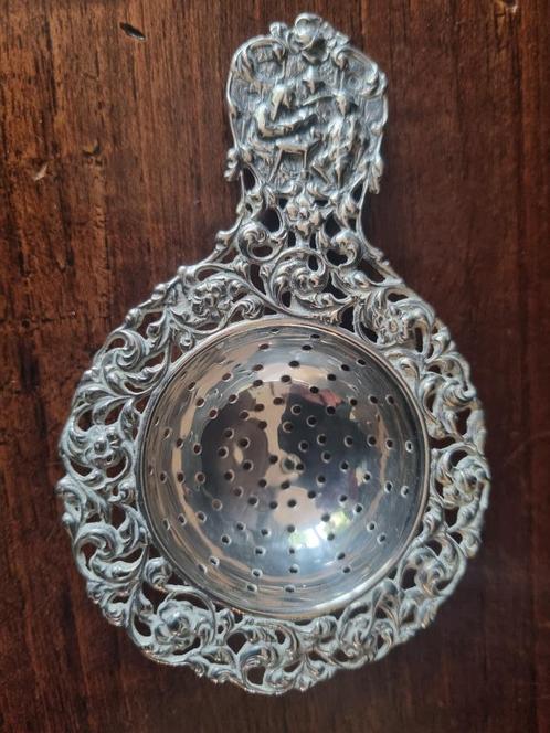 Antiek Zilveren Theezeefje., Antiek en Kunst, Antiek | Goud en Zilver, Zilver, Ophalen of Verzenden