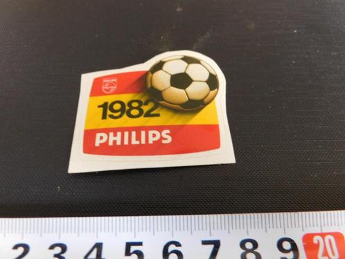 sticker PHILIPS 1982 Voetbal  Spanje, Verzamelen, Stickers, Zo goed als nieuw, Bedrijf of Vereniging, Ophalen