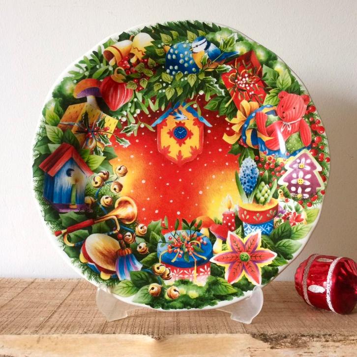 Faïence de Gien France Noël Féerie Kerstbord Jaarbord 2020, Huis en Inrichting, Keuken | Servies, Nieuw, Bord(en), Overige stijlen
