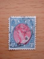 Koningin Wilhelmina Bontkraag NVPH 65    Gestempeld, Postzegels en Munten, Postzegels | Nederland, Na 1940, Ophalen of Verzenden