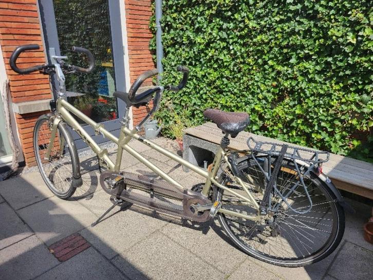 Tandem multicycle, Fietsen en Brommers, Fietsen | Tandems, Gebruikt, Meer dan 20 versnellingen, 49 tot 53 cm, 51 tot 55 cm, Opvouwbaar