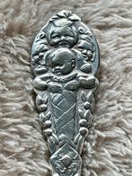 Verzilverd Theelepeltje met Beatrix, Antiek en Kunst, Ophalen of Verzenden