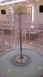 kandelaar decoratie bruiloft middenstuk kristal, Ophalen, Zo goed als nieuw, Versiering, Geboorte of Huwelijk