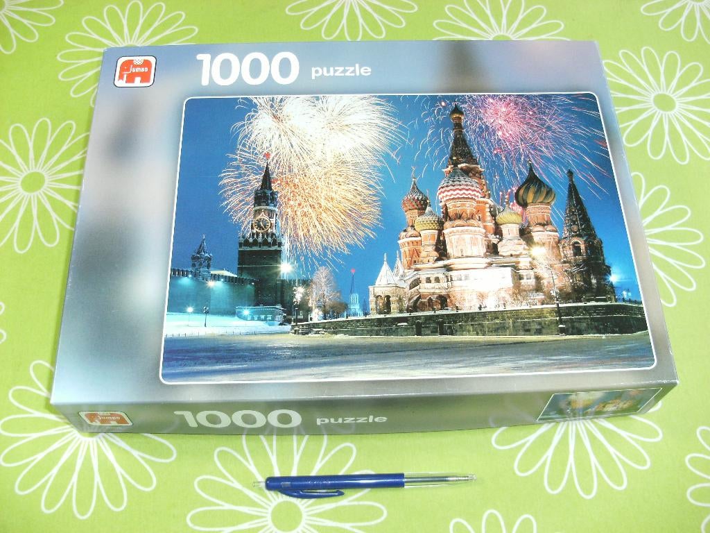 Kathedraal van St Basil, Moskou (1000 stukjes) - Jumbo, Ophalen of Verzenden, 500 t/m 1500 stukjes, Gebruikt, Legpuzzel
