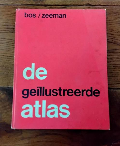 Bos / zeeman - de geïllustreerde atlas (oude bosatlas), Boeken, Atlassen en Landkaarten, Gelezen, Bosatlas, Wereld, Ophalen of Verzenden