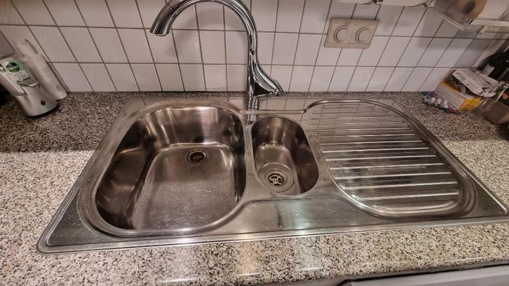 Spoelbak in rvs Franke, Huis en Inrichting, Keuken | Keukenelementen, Minder dan 100 cm, 50 tot 100 cm, 25 tot 50 cm, Ophalen