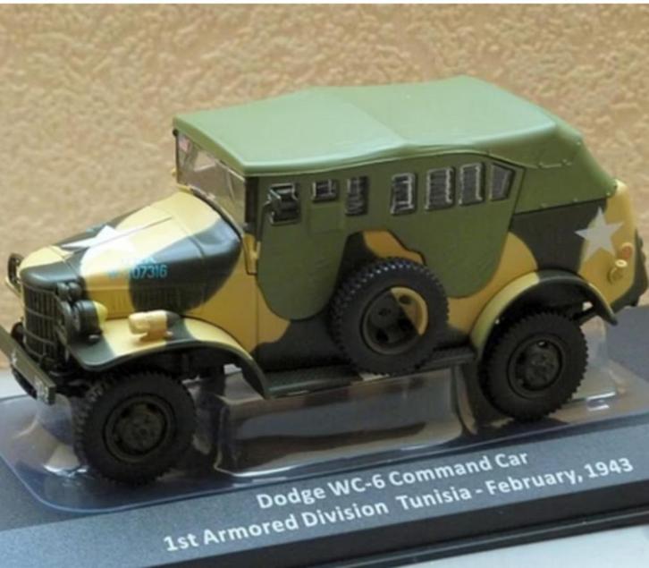 Dodge WC 6 Command Car '43 1/43 VOITURES Militaires WO II 4, Hobby en Vrije tijd, Modelauto's | 1:43, Nieuw, Auto, Overige merken