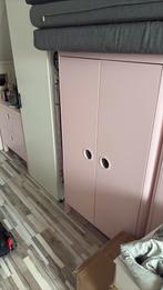 Ikea kinderkast roze en dressoir samen, Gebruikt, 100 tot 150 cm, Kinderkast ikea, 50 tot 75 cm