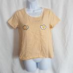 Grappig geel wit dames shirtje met eieren. Mt L Merk Daphnea, Kleding | Dames, ., Geel, Maat 42/44 (L), Ophalen of Verzenden
