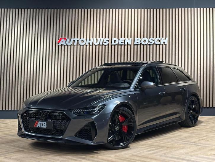 Audi RS6 Avant TFSI Quattro - Keramish - Pano - B&O Advanced, Auto's, Audi, Bedrijf, Te koop, RS6, 360° camera, 4x4, ABS, Achteruitrijcamera