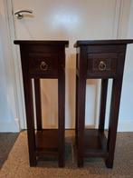 tafeltjes, Huis en Inrichting, Tafels | Bijzettafels, Ophalen, 55 tot 75 cm, Zo goed als nieuw, 60 cm of meer