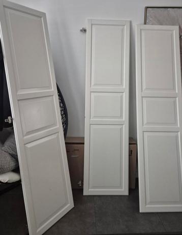  3 x ikea pax Birkenland  inclusief scharnieren 195x50 beschikbaar voor biedingen