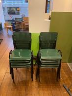 Terras setje. 4 tafels - 8 stoelen. Stapelbaar/Weerbestendig, Ophalen, Gebruikt